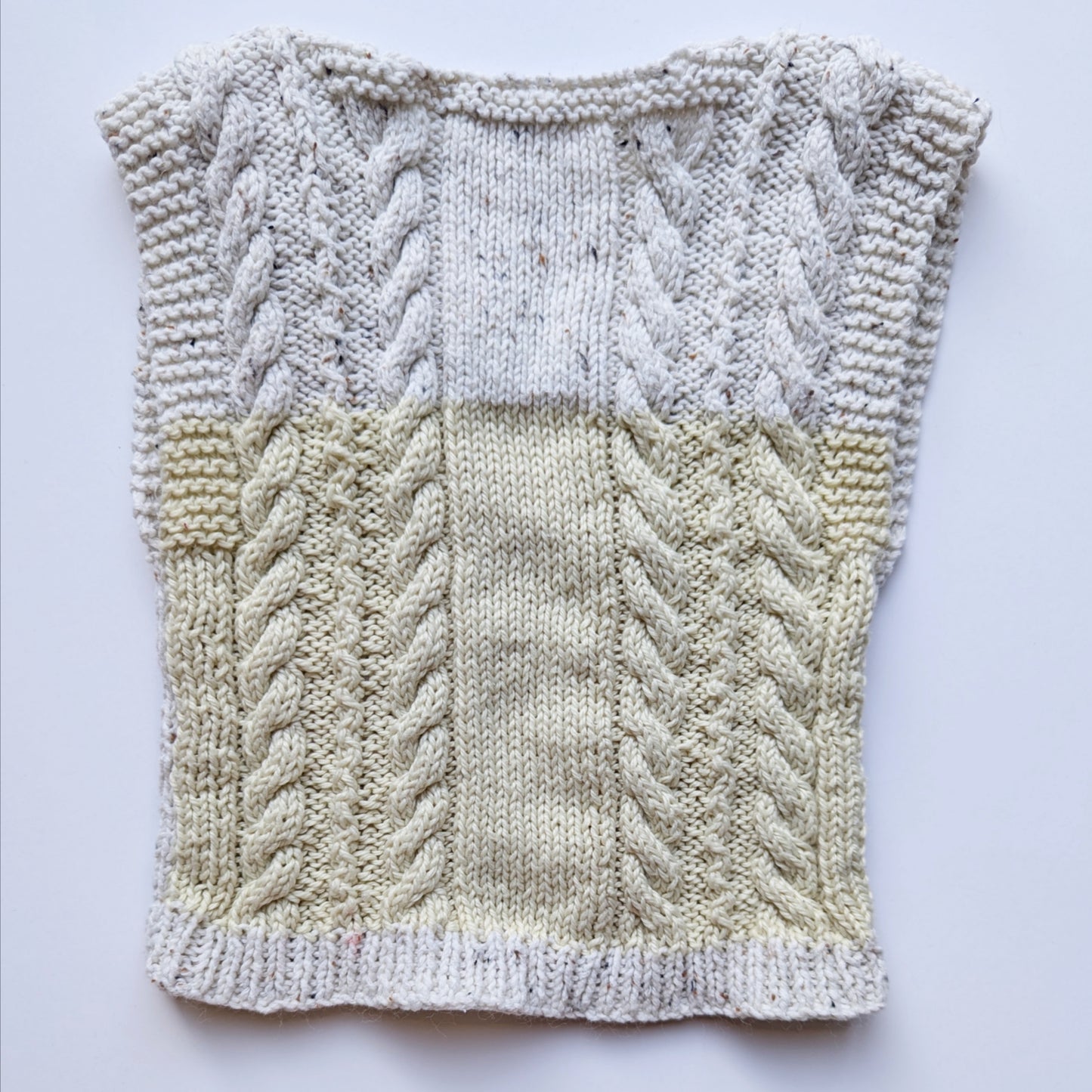 Oatmeal Sleeveless Vest 1-2 years