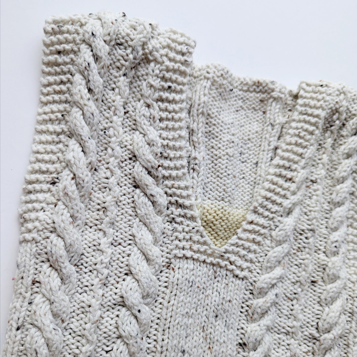 Oatmeal Sleeveless Vest 1-2 years