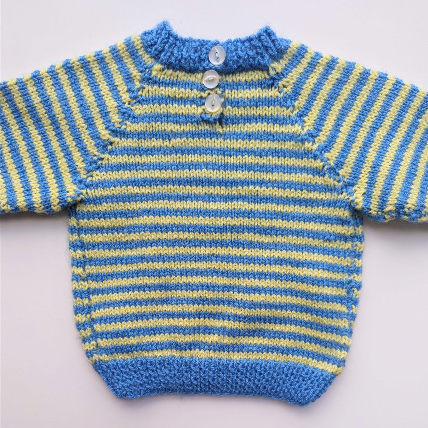 Blue Stripe Jumper 6-12 months