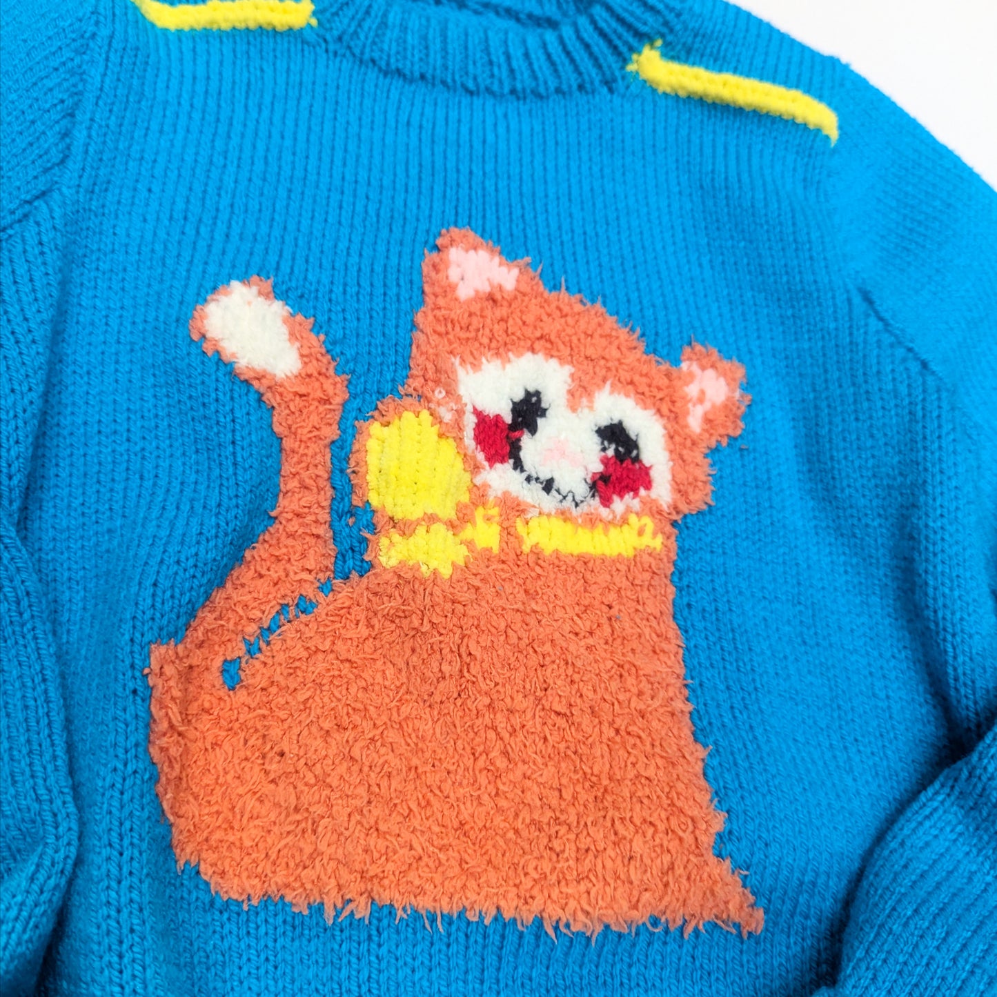 Fluffy Cat Jumper 6-8 years