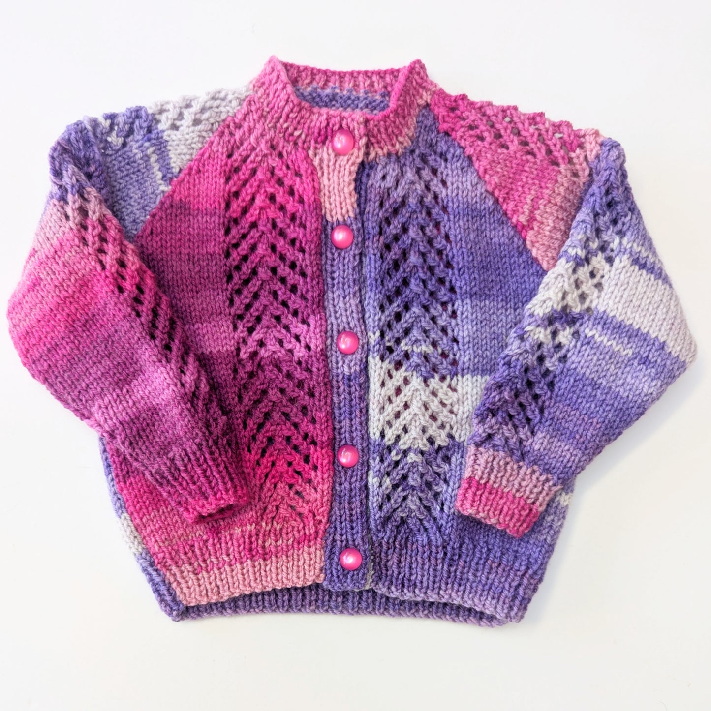 Pink Ombre Cardigan 6-12 months
