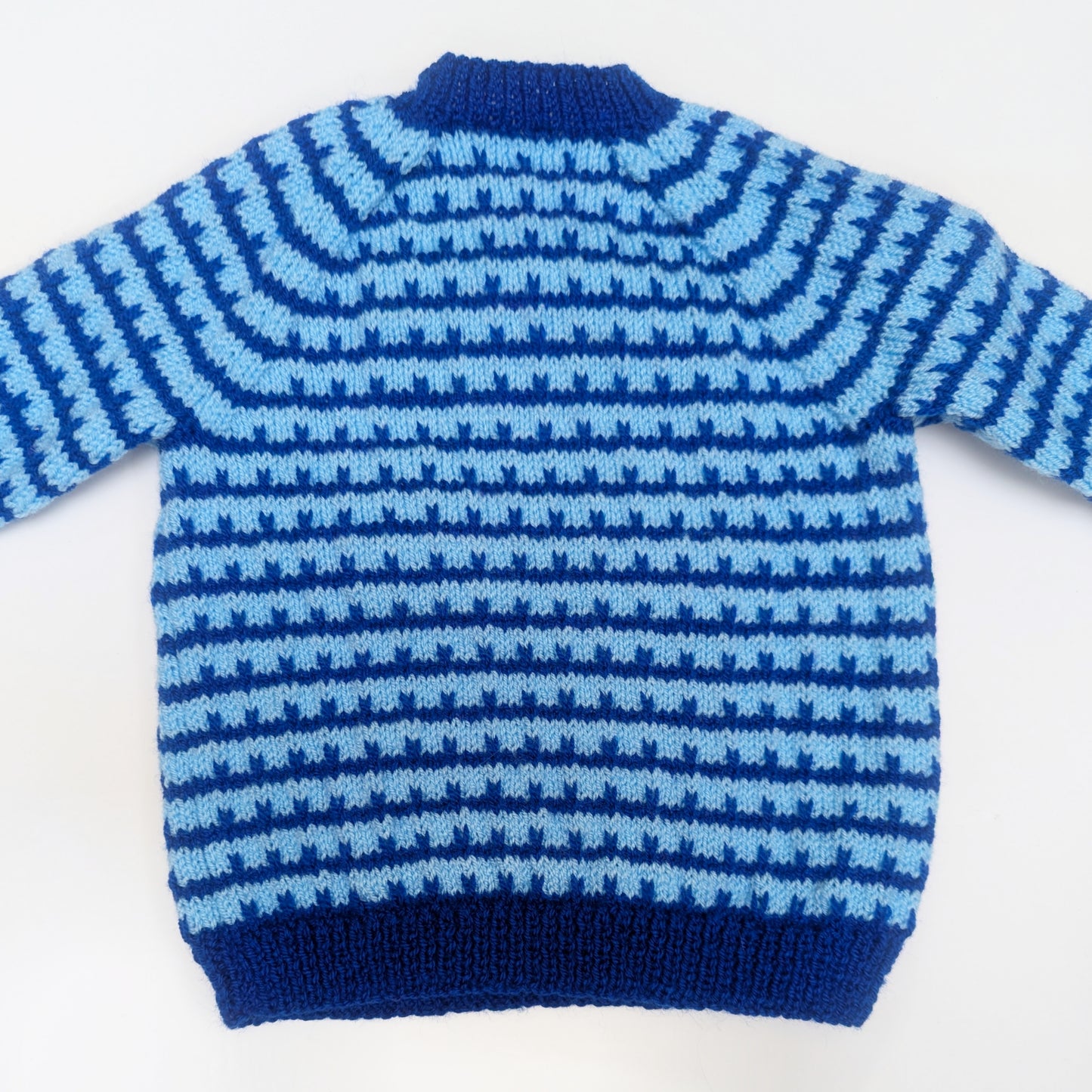 Blue Pattern Jumper 3-4 years