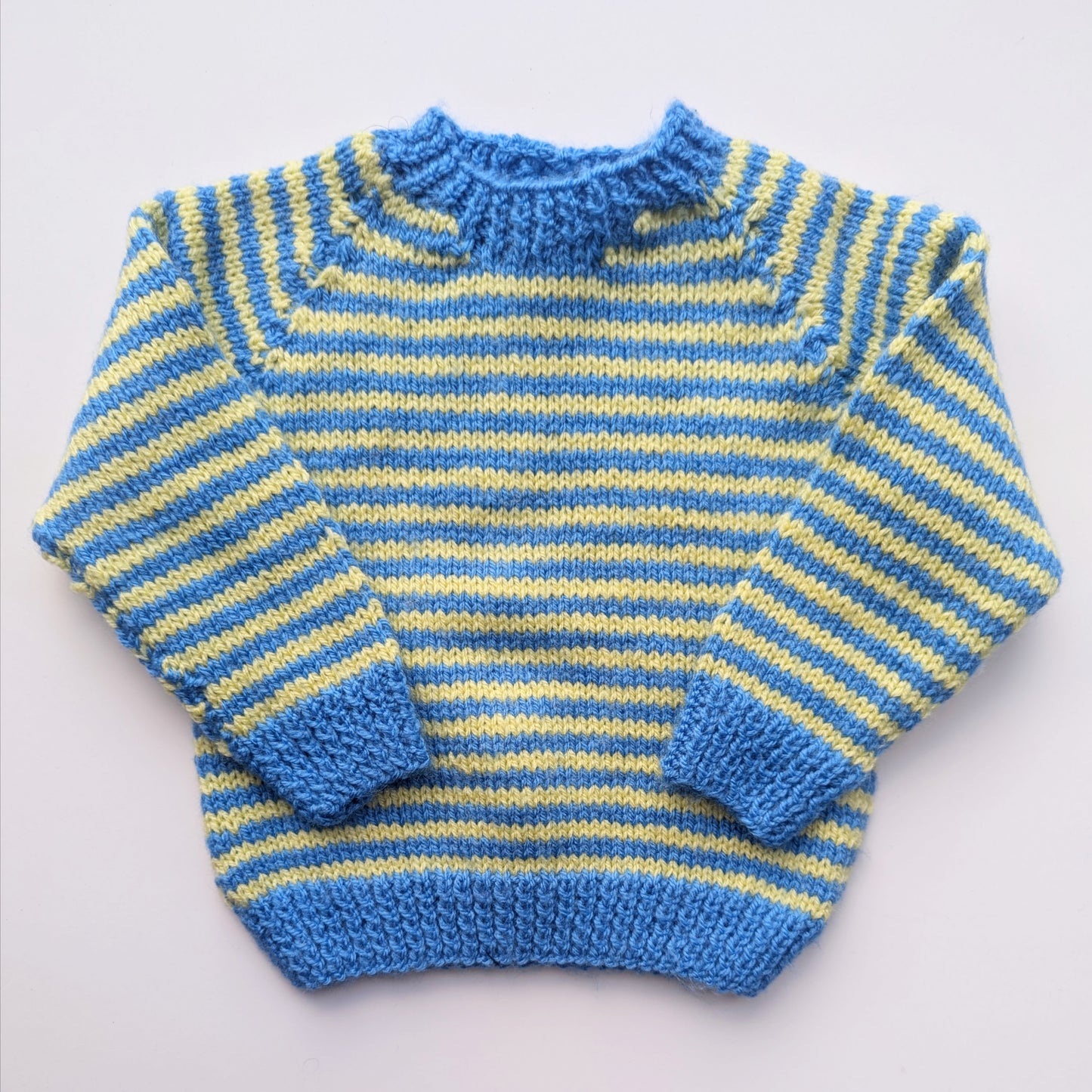 Blue Stripe Jumper 6-12 months