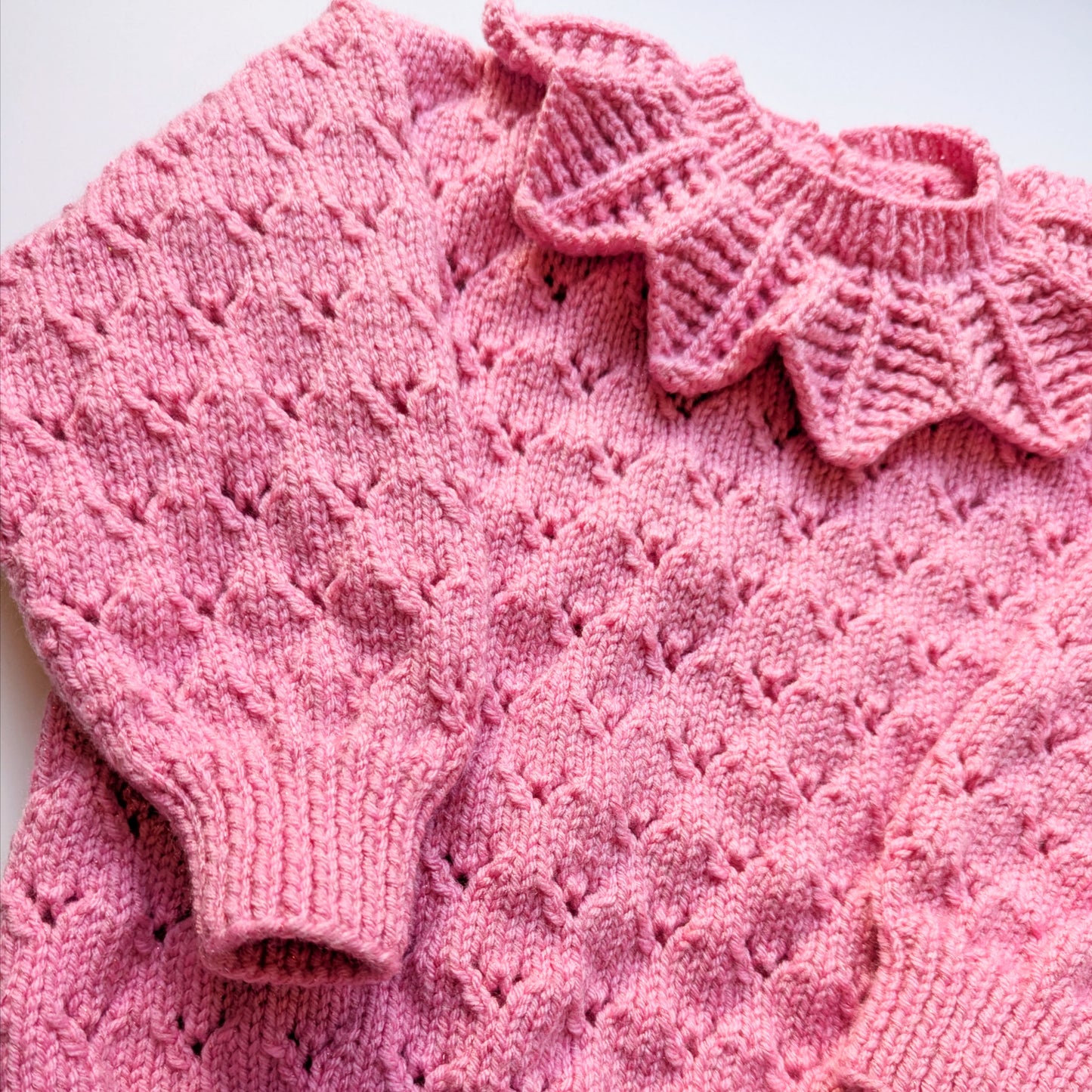 Pink Collar Jumper 4-6 years