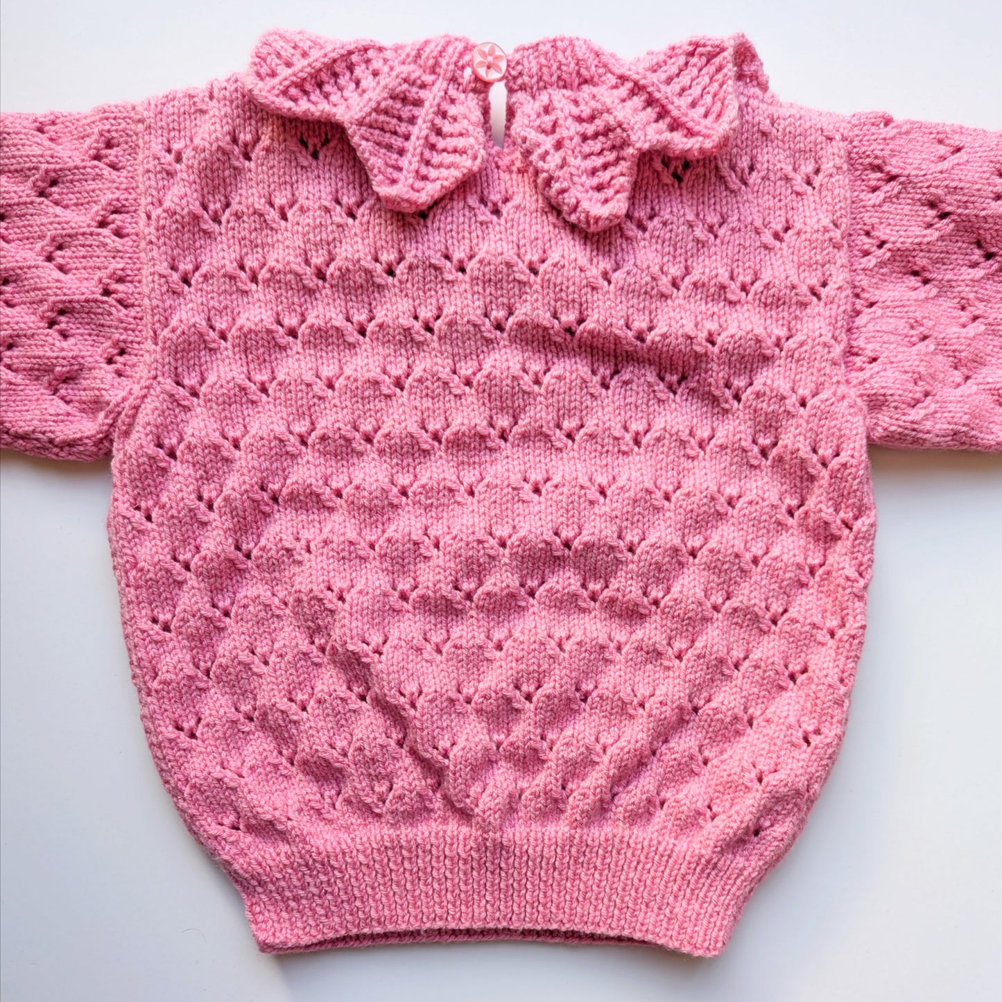 Pink Collar Jumper 4-6 years