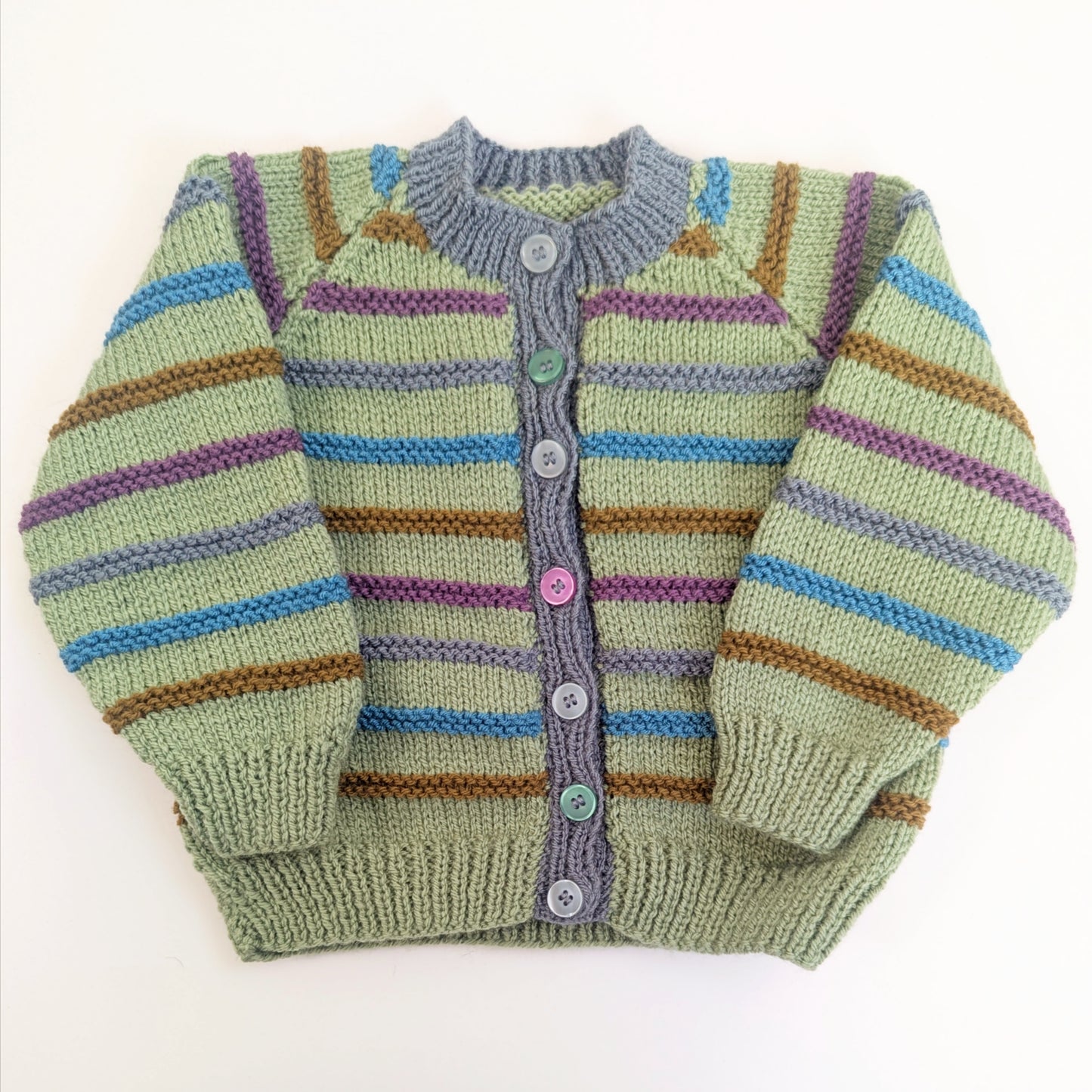 Khaki Stripe Jumper 2-3 Years